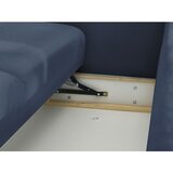 Bobochic Paris Plava sklopiva/s prostorom za odlaganje sofa 265 cm Ezechiel – | shoptok.hr