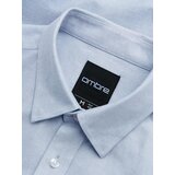 Ombre Elegant men's oxford shirt with embroidery - blue | Shoptok.si