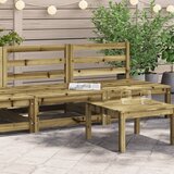 Maison Chic Vrtni kavč - Zunanji kavči brez naslonov 2 kos 70x70x67 cm impreg. borovina, (22040835) | Shoptok.si