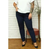 Karko Woman's Trousers Z786 Navy Blue