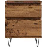 vidaXL Nočna omarica Old Wood 40x35x50 cm Inženirski les | Shoptok.si