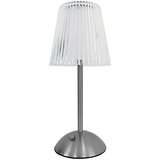  LED prigušiva dodirna punjiva stona lampa ELBA LED/1,6W/800 mAh mat hrom/proziran | Eponuda.com