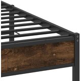  Posteljni okvir brez vzmetnice hrast 150x200 cm inženirski les, (21829486) | Shoptok.si