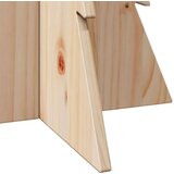 vidaXL Lesena novoletna jelka za okras 80 cm trdna borovina | Shoptok.si