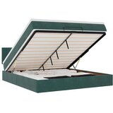  Otomanski krevet s madracem i LED 160x200 cm baršunasti | shoptok.hr