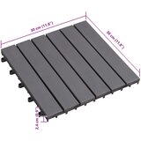  Pločice za decking 30 pcs Siva 30 x 30 cm Acacijsko drvo | Eponuda.com