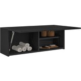 vidaXL Kupaonski zidni ormarić crni 80x25x30 cm izrađeno drvo | shoptok.hr