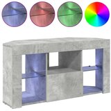  Kotni LED TV ormar 100 x 40 x 50 cm Betonski sivi | shoptok.hr