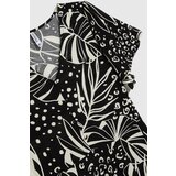 Marisse Viscose Dress With A Pattern, Black | shoptok.hr