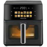 PRIXTON Cvrtnik na Vroč Zrak 6 L, 1700 W z Dvojnim grelnim elementom, LED-zaslonom na dotik, 12 Programi, Prozornim Oknom, (5000265499) | Shoptok.si