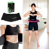  Hhm16 hula hoop crno/rozičasti magnetski s utegom + brojačem hms | shoptok.hr