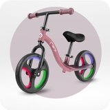 Momi ISOKA balans bicikl sa LED svjetlima, pink | shoptok.hr