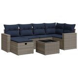  7-dijelni set vrtnih sofa sivi od poliratana | shoptok.hr