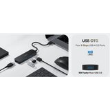 UH40A HUB 4 USB3.0 4-port, storage speed 5Gbps, black (alt. UHB-U3P4-03) | ePonuda.com