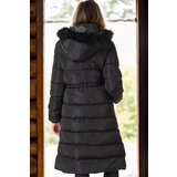 Dewberry Z6758 WOMEN'S COAT-PLAIN BLACK | shoptok.hr