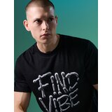 Sinsay Pamučna majica s natpisom Find Vibe | shoptok.hr