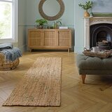 Flair Rugs Zelena/u prirodnoj boji obostrana/ručno rađena jutena staza 60x300 cm Jute Boucle Green – | shoptok.hr
