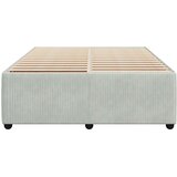 Okvir za krevet bez madraca svjetlosivi 160 x 200 cm baršunasti | shoptok.hr