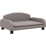  Dječja fotelja smeđesiva 70 x 45 x 30 cm od tkanine | shoptok.hr