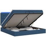  od pjene s madracem i LED-om Plava 200 x 200 cm Tkanina | shoptok.hr