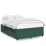vidaXL Posteljni okvir temno zelen 160x200 cm žamet | Shoptok.si