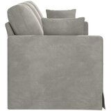 SOFA Svijetlo siva 198 x 78 x 80 cm Baršun | shoptok.hr