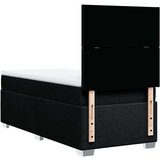 vidaXL Box spring postelja z vzmetnico črna 100x200 cm blago | Shoptok.si