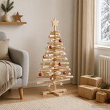 Drveno božićno drvce KOTKA Masivna borovina Prirodno | shoptok.hr