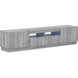 5-dijelni LED TV ormarić Siva Sonoma Konstruirano drvo - Siva Sonoma 81 cm | shoptok.hr