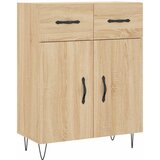  Visoka komoda hrasta sonome 69,5x34x180cm od konstruiranog drva Slike