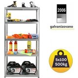 Medacom KD Polica Metal-metal 180x90x40cm 5x100kg | ePonuda.com