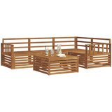  Set vanjskih sofa 5 kom. Prirodna Čvrsto drvo akacije | shoptok.hr