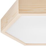  plafonsko svetlo hex natural 2xE27/60W/230V, prečnika 43 cm, od borovine | Eponuda.com