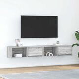 vidaXL TV omarica 2 kosa siva sonoma 80x31x25,5 cm inženirski les Cene