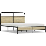  Posteljni okvir brez vzmetnice 150x200 cm sonoma hrast inž. les, (21610770) | Shoptok.si