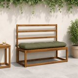  Jastučići za klupe VIANEN 2 kom. 100% poliester - Maslinastozelena 110 x 40 x 12 cm | shoptok.hr