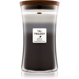 WoodWick Trilogy Warm Woods mirisna svijeća s drvenim fitiljem 609,5 g Cijene