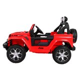  Licenciran avto na akumulator Jeep Wrangler Rubicon 4x4 - rdeč | Shoptok.si