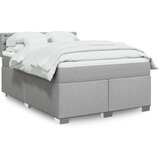  Krevet box spring s madracem svjetlosiva 160x200 cm tkanina | shoptok.hr