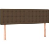  Box spring postelja z vzmetnico LED temno rjava 140x1 | Shoptok.si