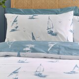 Catherine Lansfield Modra enojna posteljnina 135x200 cm Salcombe Boats – | Shoptok.si