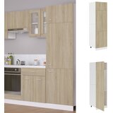 Furnova Omara za hladilnik sonoma hrast 60x57x207 cm iverna plošča, (21947881) | Shoptok.si