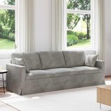 SOFA Svijetlo siva 228 x 78 x 80 cm Baršun | Eponuda.com