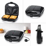  Crni dvostruki toster za tople sendviče - 750 W | shoptok.hr