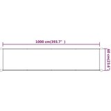  Vertikalna markiza taupe 60x1000 cm tkanina oxford, (20702707) | Shoptok.si