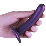 Ouch! Smooth Silicone G-Spot Dildo 5"/12cm Purple Cene