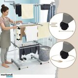 Kinghoff KH-2044 Sušilnica za Perilo – 3 Razine, Zložljiva, 30 kg, 6 Koles | Shoptok.si