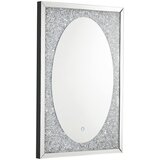 XORA STENSKO OGLEDALO, 90/60/4,6 cm steklo, leseni material | Shoptok.si