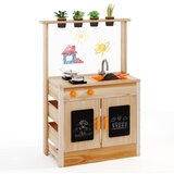 Costway Otroška igrača kuhinja lesena kuhinja, (5000023944) | Shoptok.si
