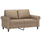  2-dijelni set sofa s jastucima boja cappuccina od umjetne kože | shoptok.hr